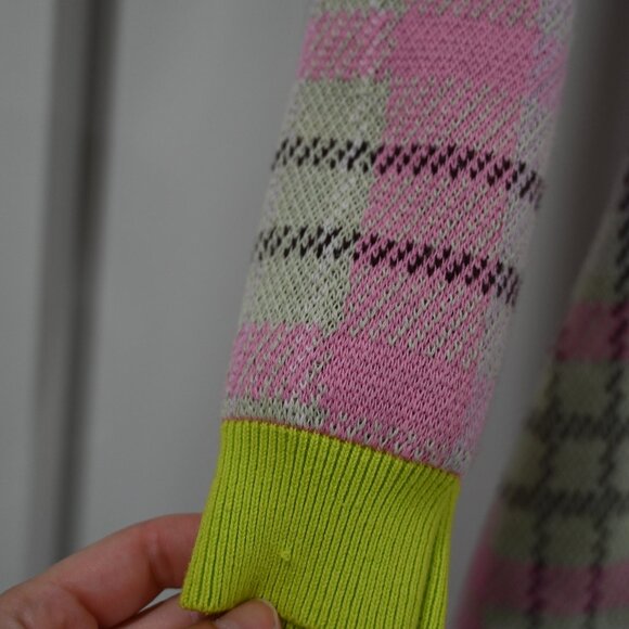 Olivia Rubin Size XS Celeste Plaid Knit Dress - Picture 6 of 12